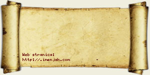 Milana Jačovac vizit kartica